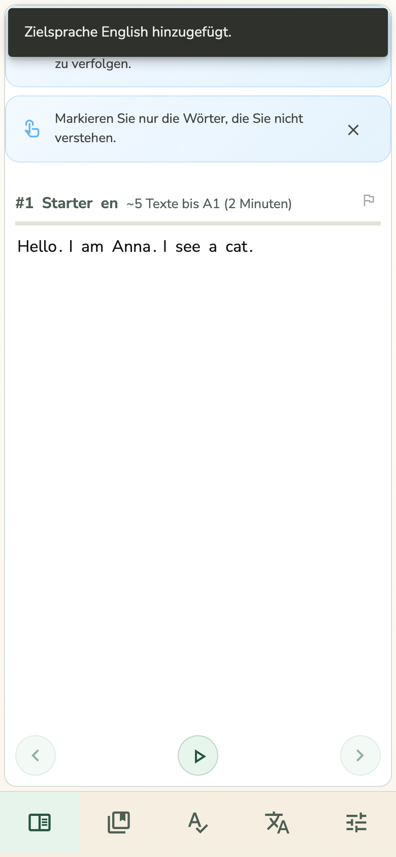 Wie sieht eine Lesesitzung aus?