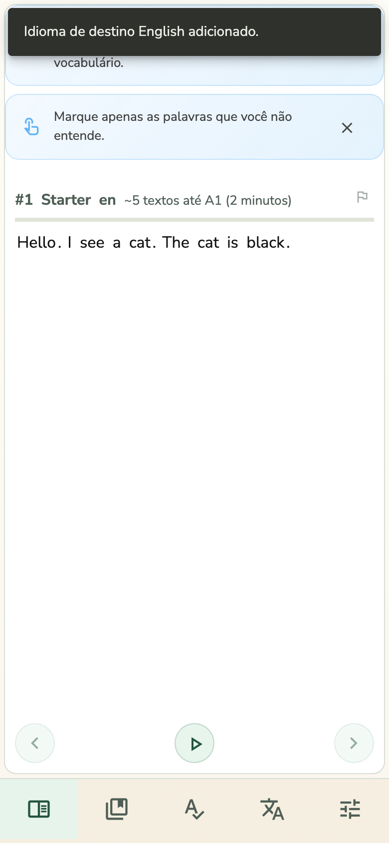 Como é uma sessão de leitura?