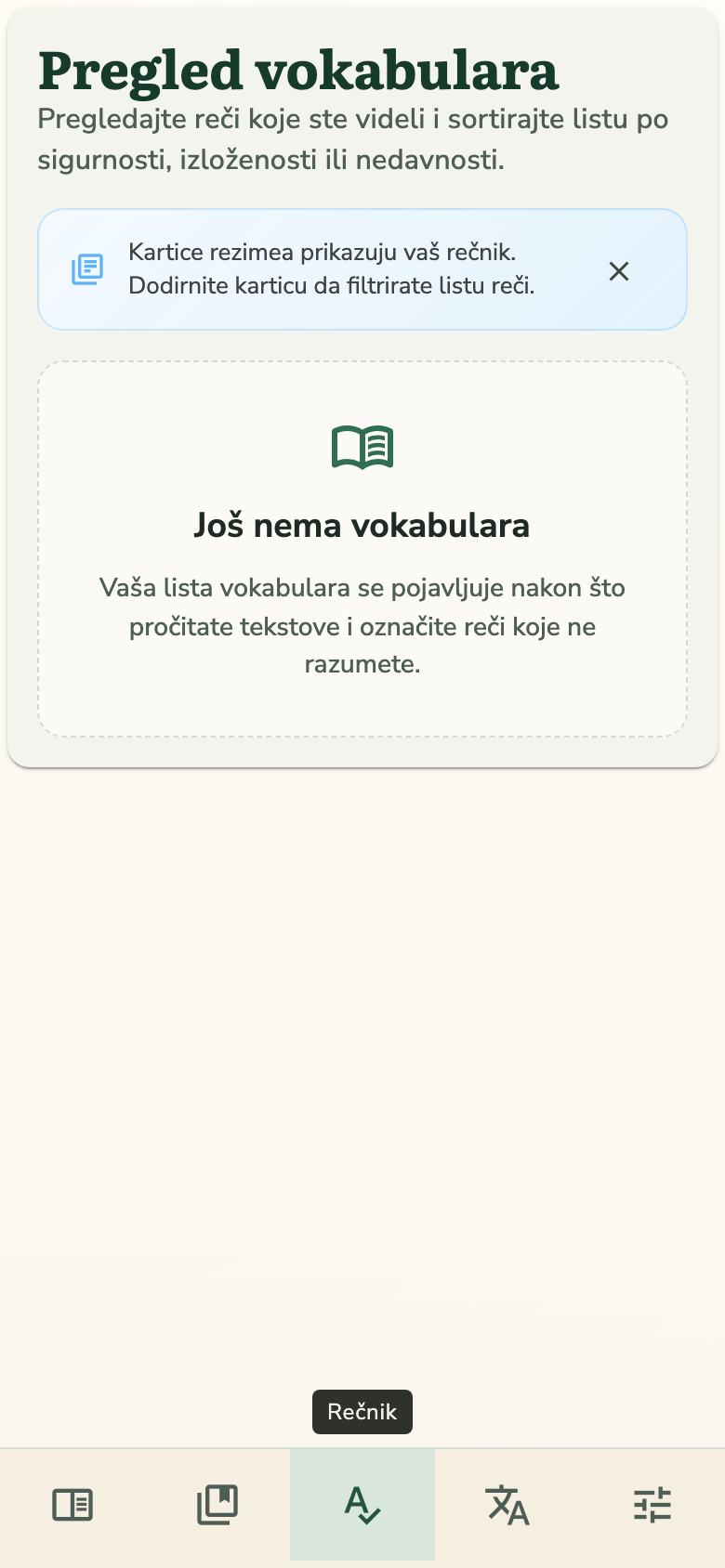 Kako praćenje rečnika pomaže?